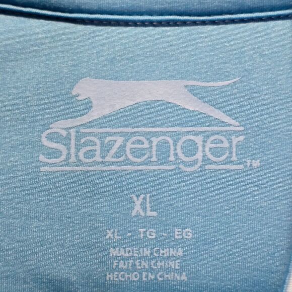 Slazenger Golf 1/4 Zip Pullover Jacket XL‎ Blue Beaver Meadows 50th Anniversary - Picture 9 of 10